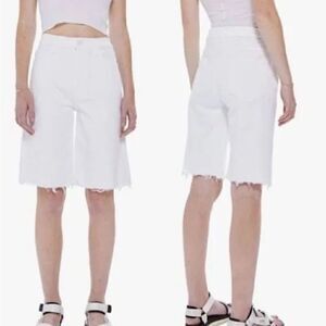 Mother The Undercover Knee Fray Short NWT $224